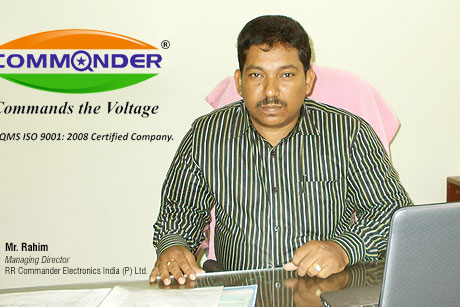 Mr.Rahim, Managing Director, RR Commander Electronics India (P) Ltd.